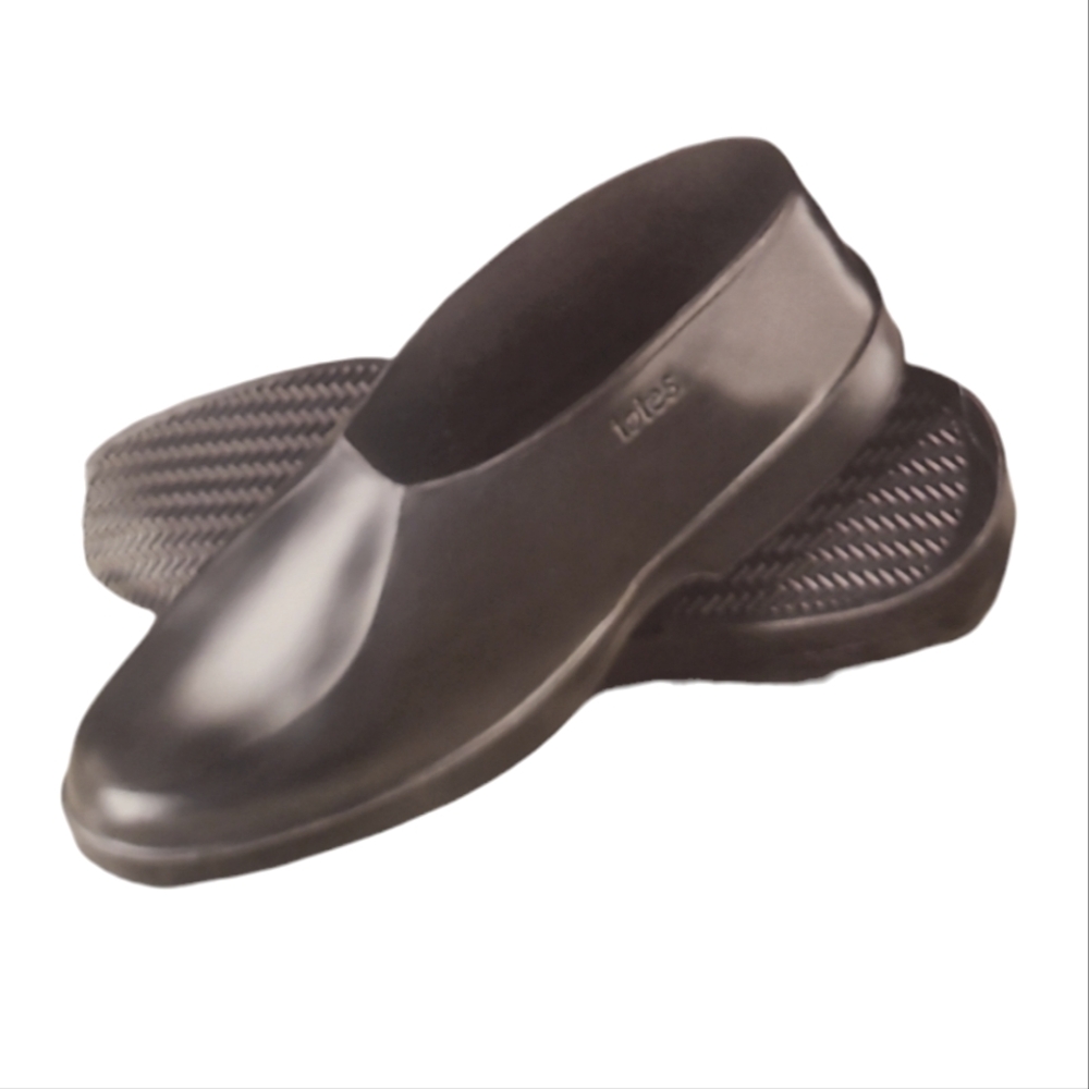 Totes Geometric Rubber Overshoe Loafers Waterproof Non-Slip Shoe Covers NWT